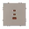 Минифото #3 товара ARL NOBE USB Розетка тип А+С+С софт-тач кашемир SCT-MUACC-SFPL-FC-CA (65W, QC3) (Arlight, -)