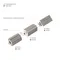 Минифото #5 товара Профиль с экраном SL-KANT-H10-SQUARE-2000 IRON GREY (Arlight, Алюминий+пластик)