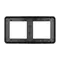 Минифото #3 товара Рамка пластиковая FRM-VERSA-PL-2-BK (Arlight, -)