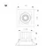 Минифото #7 товара Светильник MS-VORTEX-BUILT-S140x140-30W Warm3000 (BK-BK, 50 deg, 230V) (Arlight, IP20 Металл, 5 лет)