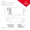 Минифото #3 товара Блок питания HTS-800-12 (12V, 66A, 800W) (Arlight, IP20 Сетка, 3 года)