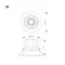 Минифото #8 товара Светильник MS-VORTEX-BUILT-R135-30W Warm3000 (WH-WH, 50 deg, 230V) (Arlight, IP20 Металл, 5 лет)