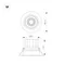 Минифото #8 товара Светильник MS-VORTEX-BUILT-R110-20W Warm3000 (WH-WH, 20 deg, 230V) (Arlight, IP20 Металл, 5 лет)