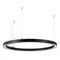Минифото #1 товара Светильник SP-CIRCLE-HANG-O3535-D1000-60W Day4000 (RAL9005, 120 deg, 230V) IP40 LED (Arlight, Алюминий)