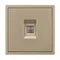Минифото #3 товара ARL NOBE Розетка телефонная софт-тач золотой песок SCT-MTL1-SFPL-GD (RJ-11, 4C) (Arlight, -)