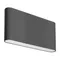Минифото #1 товара Светильник SP-WALL-FLAT-S170x90-2x6W Warm3000 (GR, 120 deg, 230V) (Arlight, IP54 Металл, 3 года)