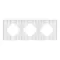 Минифото #3 товара Рамка пластиковая FRM-PERIO-PL-3-GD (Arlight, -)