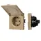 Минифото #1 товара Механизм розетки влагозащищённый SCT-NOBE-MCP-SFPL-GD (230V, 16A) (Arlight, Золотой песок)