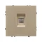 Минифото #2 товара ARL NOBE Розетка компьютерная софт-тач золотой песок SCT-MPC1-SFPL-GD (RJ-45, CAT6) (Arlight, -)
