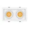 Минифото #2 товара Светильник MS-VORTEX-BUILT-S210x117-2x20W Warm3000 (WH-WH, 20 deg, 230V) (Arlight, IP20 Металл, 5 лет)
