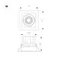 Минифото #8 товара Светильник MS-VORTEX-BUILT-S117x117-20W Day4000 (WH-WH, 40 deg, 230V) (Arlight, IP20 Металл, 5 лет)
