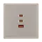 Минифото #2 товара ARL NOBE USB Розетка тип А+С+С софт-тач кашемир SCT-MUACC-SFPL-FC-CA (65W, QC3) (Arlight, -)