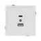 Минифото #3 товара Механизм USB розетки SCT-TENDO-MUAC-SFPL-WH (5V, 3A, QC3) (Arlight, Матовый белый)
