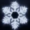 Минифото #1 товара Фигура светодиодная ARD-SNOWFLAKE-M10-1000x900-504LED White (230V, 31W) (Ardecoled, IP65, 1 год)