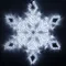 Минифото #1 товара Фигура светодиодная ARD-SNOWFLAKE-M9-900x900-360LED White (230V, 22W) (Ardecoled, IP65, 1 год)