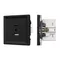 Минифото #1 товара Механизм USB розетки SCT-TENDO-MUAC-SFPL-BK (5V, 3A, QC3) (Arlight, Матовый черный)