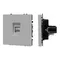 Минифото #1 товара ARL NOBE Розетка компьютерная софт-тач никель SCT-MPC1-SFPL-IS (RJ-45, CAT6) (Arlight, -)
