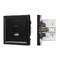 Минифото #1 товара Механизм USB розетки SCT-TENDO-MUAC-PL-BK (5V, 3A, QC3) (Arlight, Черный)