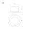 Минифото #7 товара Светильник MS-DROP-BUILT-R84-8W Day4000 (WH, 85 deg, 230V) (Arlight, IP54 Металл, 5 лет)