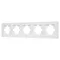 Минифото #1 товара Рамка пластиковая FRM-PERIO-PL-5-WH (Arlight, -)