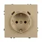 Минифото #3 товара Механизм розетки с USB зарядкой SCT-NOBE-MUCC-SFPL-GD (230V, 16A) (Arlight, -)