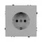 Минифото #2 товара Механизм электрической розетки SCT-NOBE-MEU1-SFPL-IS (230V, 16A) (Arlight, Никель)