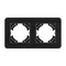 Минифото #2 товара Рамка стеклянная FRM-OMALI-SFGS-2-BK (Arlight, -)
