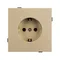 Минифото #3 товара Механизм электрической розетки SCT-TENDO-MEU1-SFPL-GD (230V, 16A) (Arlight, Матовый песочный)