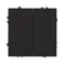 Минифото #2 товара ARL NOBE Выключатель 2 кл софт-тач черный оникс SWT-MK02-SFPL-BK (250V, 10A) (Arlight, -)