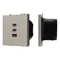 Минифото #1 товара ARL NOBE USB Розетка тип А+С+С софт-тач кашемир SCT-MUACC-SFPL-FC-CA (65W, QC3) (Arlight, -)