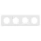 Минифото #2 товара Рамка стеклянная FRM-OMALI-SFGS-4-WH (Arlight, -)