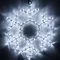 Минифото #1 товара Фигура светодиодная ARD-SNOWFLAKE-M7-450x375-108LED White (230V, 6.5W) (Ardecoled, IP65, 1 год)