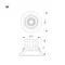 Минифото #8 товара Светильник MS-VORTEX-BUILT-R90-12W Warm3000 (WH-WH, 20 deg, 230V) (Arlight, IP20 Металл, 5 лет)