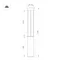 Минифото #9 товара Светильник LGD-CASTELLO-BOLL-H1200-20W Warm3500-MIX (GR, 80 deg, 230V) (Arlight, IP65 Металл, 5 лет)