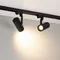 Минифото #8 товара Светильник LGD-URANUS-4TR-R75-18W/25W Warm3500-MIX (BK, 20-50 deg, side holder, 230V) (Arlight, IP20 Металл, 5 лет)