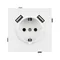 Минифото #2 товара Механизм розетки с USB зарядкой SCT-TENDO-MUAA-PL-WH (230V, 16A) (Arlight, Белый)