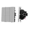 Минифото #1 товара ARL NOBE Выключатель 3 кл софт-тач никель SWT-MK03-SFPL-IS (250V, 10A) (Arlight, -)
