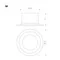 Минифото #7 товара Светильник MS-DROP-BUILT-R137-24W Day4000 (WH, 90 deg, 230V) (Arlight, IP54 Металл, 5 лет)