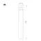 Минифото #9 товара Светильник LGD-LANDMARK-BOLL-H1200-20W Warm3500-MIX (GR, 300 deg, 230V) (Arlight, IP65 Металл, 5 лет)