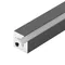 Минифото #1 товара Профиль с экраном SL-KANT-H10-SQUARE-2000 IRON GREY (Arlight, Алюминий+пластик)