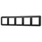 Минифото #1 товара Рамка пластиковая FRM-VERSA-PL-5-BK (Arlight, -)