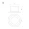 Минифото #7 товара Светильник MS-DROP-BUILT-R105-14W Day4000 (WH, 85 deg, 230V) (Arlight, IP54 Металл, 5 лет)
