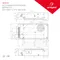 Минифото #2 товара Блок питания HTS-350-48 (48V, 7.3A, 350W) (Arlight, IP20 Сетка, 3 года)