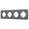 Минифото #1 товара Рамка стеклянная FRM-OMALI-SFGS-4-GR (Arlight, -)
