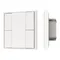 Минифото #1 товара INTELLIGENT ARLIGHT Кнопочная панель KNX-301-22-4-SH-IN White (BUS, Frame) (IARL, IP20 Пластик, 3 года)