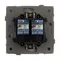 Минифото #2 товара Механизм компьютерной розетки двойной SCT-TENDO-MPC2-SFPL-GR (RJ-45, CAT6) (Arlight, Матовый графитовый)