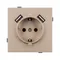 Минифото #2 товара Механизм розетки с USB зарядкой SCT-TENDO-MUAA-PL-GD (230V, 16A) (Arlight, Песочный)