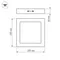 Минифото #6 товара Светильник SP-S225x225-18W White (Arlight, IP20 Металл, 3 года)
