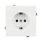 Минифото #2 товара Механизм электрической розетки SCT-TENDO-MEU1-SFPL-WH (230V, 16A) (Arlight, Матовый белый)