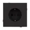 Минифото #3 товара Механизм электрической розетки SCT-TENDO-MEU1-SFPL-BK (230V, 16A) (Arlight, Матовый черный)